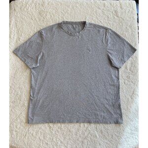 All Saints Gray T-Shirt Large w/Peeling